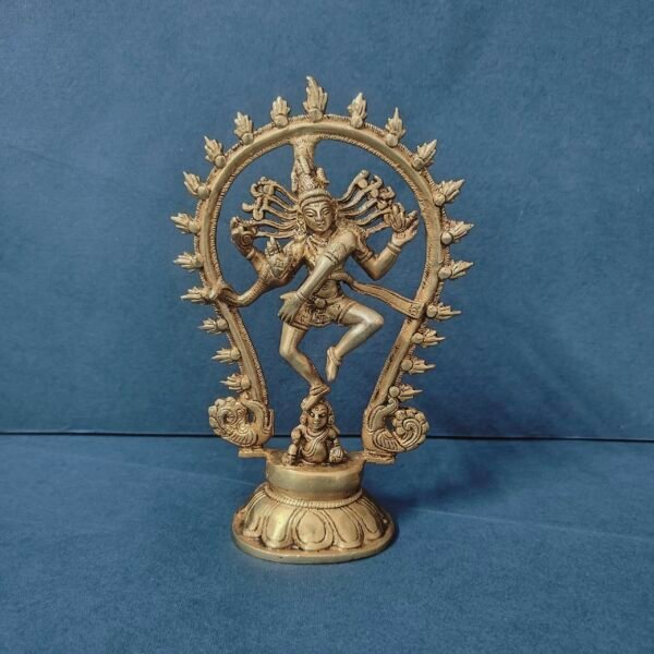 Brass Handcrafted Lord Shiva as Natarajar in Antique finish