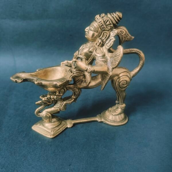 Brass Hand held Garuda Aarti Diya