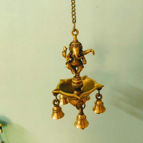 Dancing Ganesha Hanging Diya