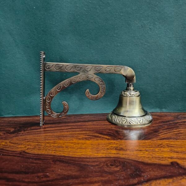Antique Finish Brass Entrance Door Bell- Size 2