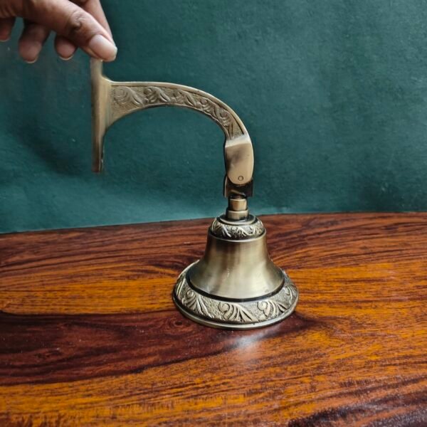 Antique Finish Brass Entrance Door Bell- Size 1