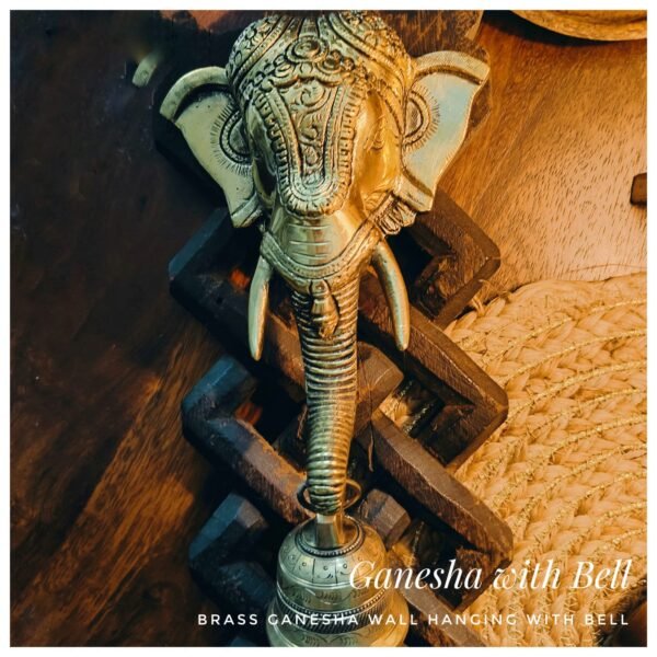 Ganesha Face with Bell -Set of 2