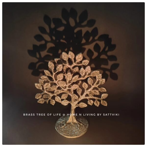 Brass Handcrafted Tree of Life |Kalpavriksha Small