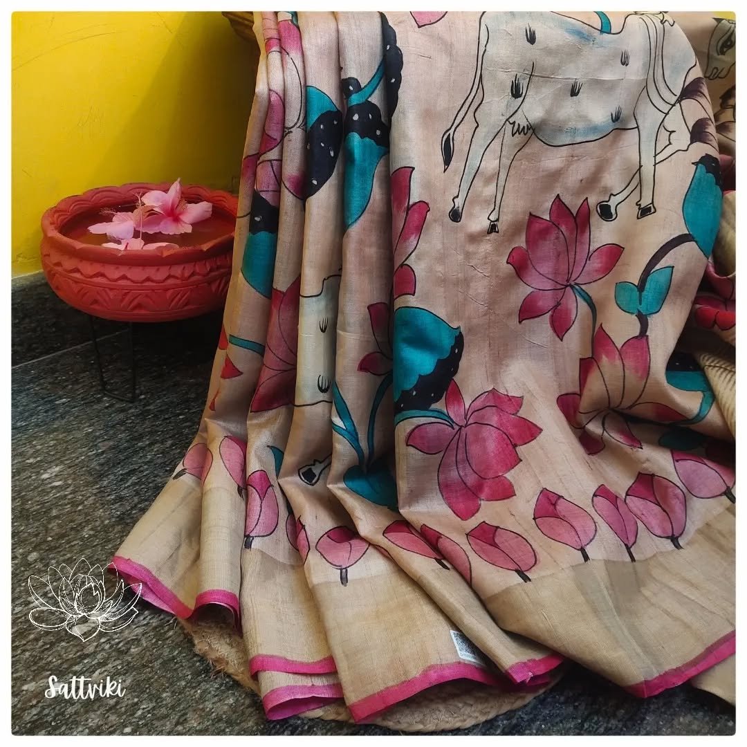 Tusser Silk Sarees