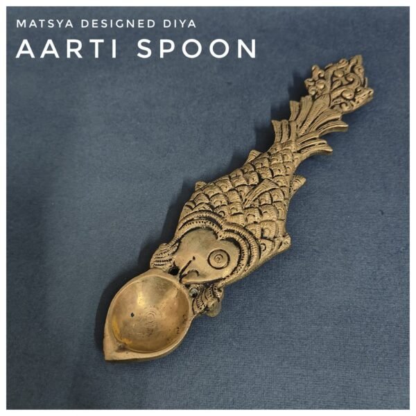 Fish aarti spoon