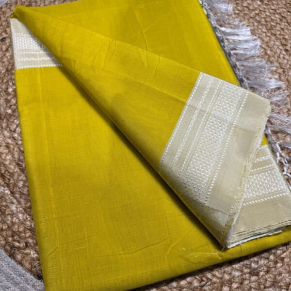 Handwoven Authentic Ilkal saree with Traditional Chikki Faras border