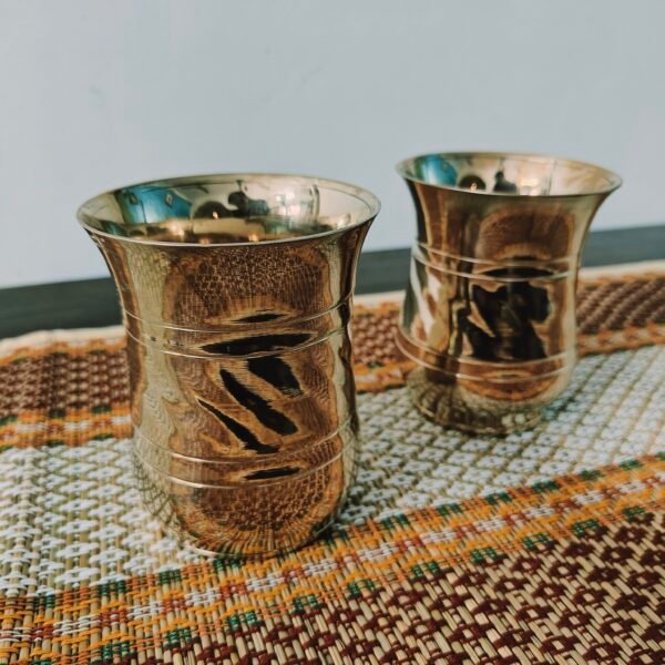 Handcrafted Pure Kansa Glass – Set of 2