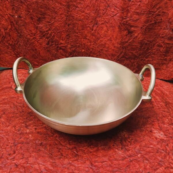 Bronze Vengalam Kadhai with Handles – Traditional Cooking Vessel (9” & 10”)