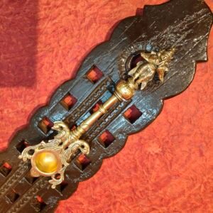 Antique Finish Brass Handcrafted Garuda Uddarani Spoon-11"